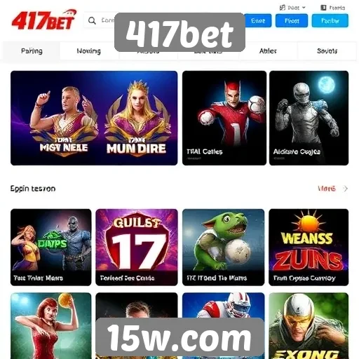 417bet oferece diversidade em jogos online